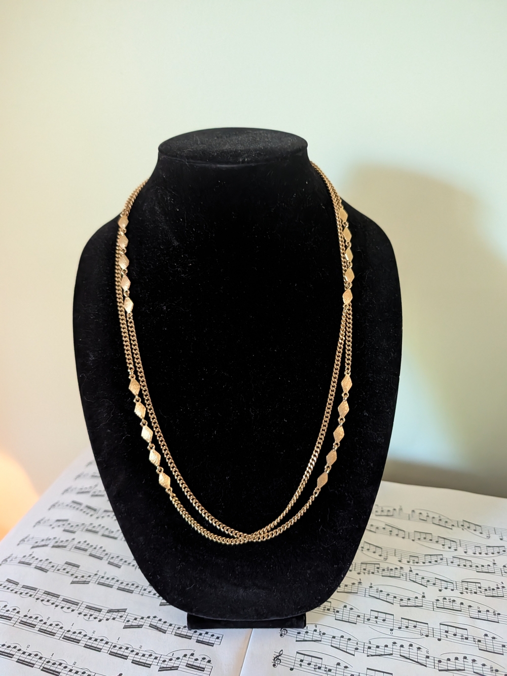 Monet Gold-Tone Layered Chain Necklace
